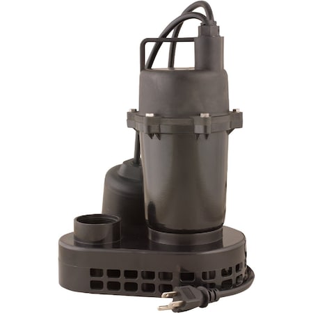 All-Source 1/3 HP 115V Effluent and Submersible Sump Pump 3USPHC